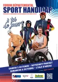 1ère édition du Forum « Sport Handicap » 5 et 6 octobre 2024 - Affiche