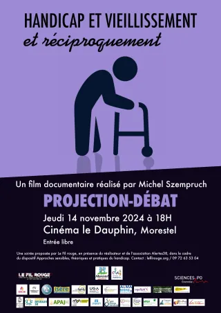 Flyer film Handicap et Vieillissement